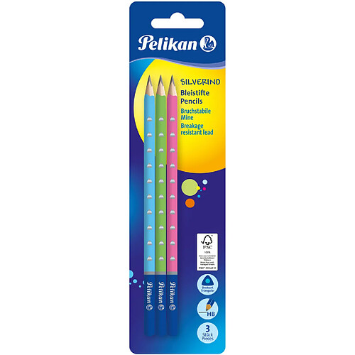 Pelikan Crayon papier SILVERINO, degré dureté: HB, blister ()