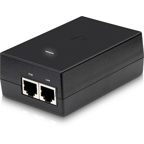 Alimentation ou adaptateur d'injecteur PoE du modèle Ubiquiti Networks POE-48-24W-G ISP PoE 48V 24W 0.5A vers le réseau GIGA