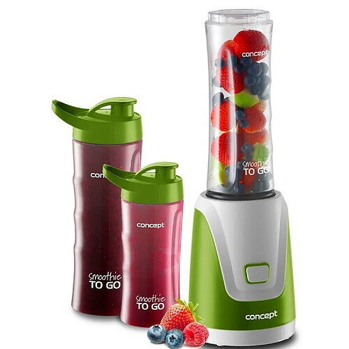 Mixeur à smoothie Concept SM3365 3 bouteilles, 300 watts