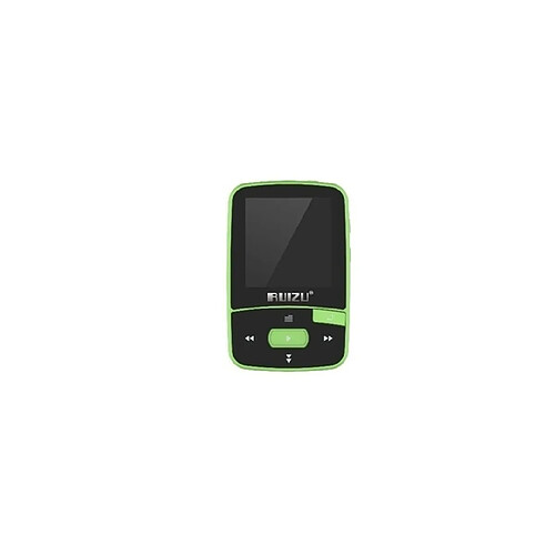 Wewoo Lecteur MP3 Sport Bluetooth MP3 8gb Clip Mini avec support d'écran FM, enregistrement, E-Book, Horloge, Podomètre Vert 8 Go