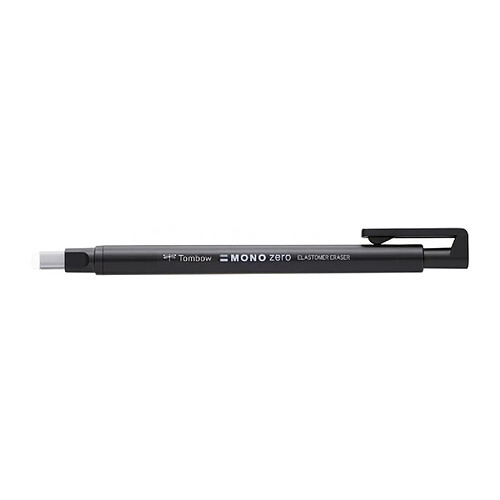 TOMBOW stylo gomme 'MONO zero', pointe anguleuse , noir ()