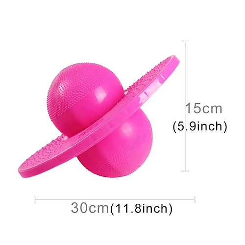 Wewoo Ballon rose Bouncing Ball antidéflagrant Balance Extérieure Gonflable Exercice Saut Balls Jouets