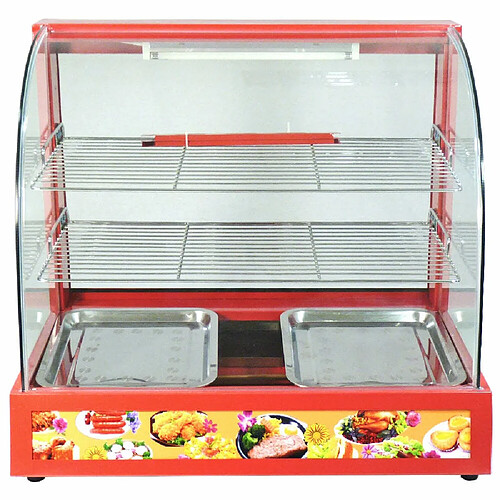 Monstershop KuKoo Vitrine Chauffe-Plats Électrique 60cm