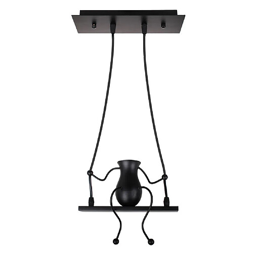 Stoex Suspension Luminaire Petit Homme en Fer Lampe Créative Design de Gens Moderne Pendentif Enfants Chambre Salon E27