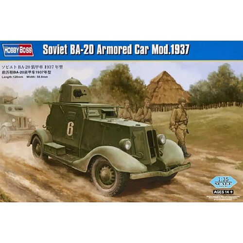 Hobby Boss Maquette Char Soviet Ba-20 Armored Car Mod.1937