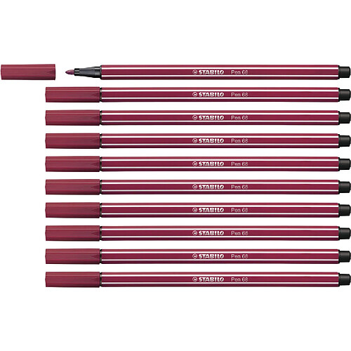 STABILO Stylo feutre Pen 68, pourpre ()