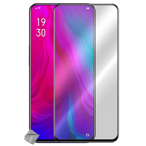 Htdmobiles Film de protection vitre verre trempe incurve integral pour Oppo Reno - NOIR