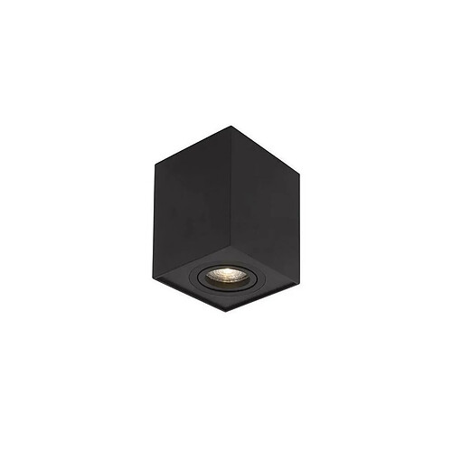 NOVA LUCE Plafonnier RENDE Sable Noir GU10 10 W H12,5