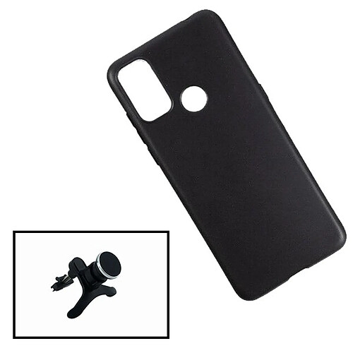 PHONECARE Kit Support Magnétique Renforcé Pour Voiture + Coque Silicone Liquide - Alcatel 1s (2021)