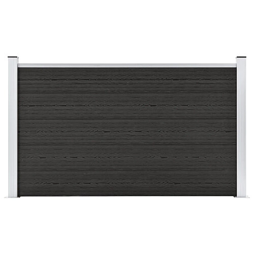 vidaXL Clôture de jardin WPC 180x105 cm Gris