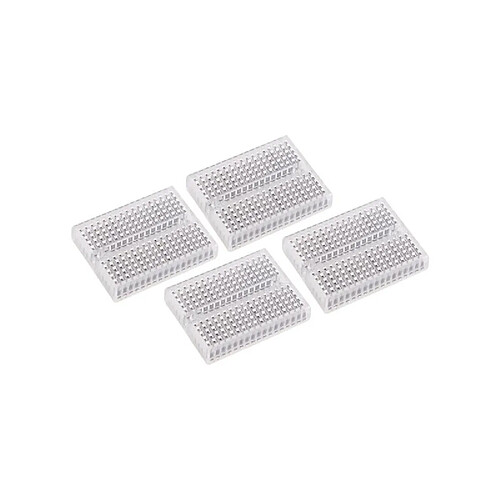 Perel Jeu de mini platines d'expérimentation - 170 points de connexion - 4 pcs