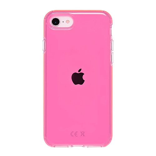 QDOS Coque pour iPhone SE / 8 / 7 / 6S/ 6 NEON avec Bumper Rose