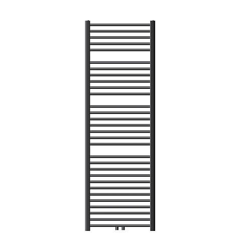 LuxeBath Radiateur sèche-serviette salle de bain anthracite connexion central 60 x 180 cm