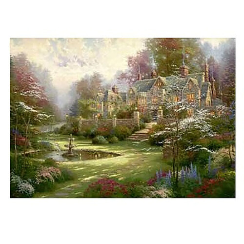 Schmidt Spiele Puzzle 2000 pièces - Thomas Kinkade : La maison de campagne