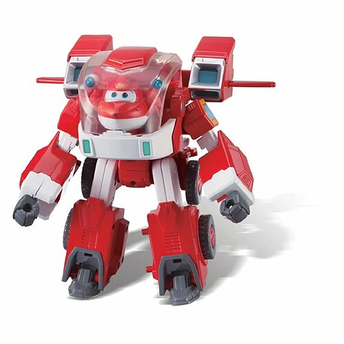 Ludendo Véhicule Robot 3 en 1 Jett Super Wings - 17 cm