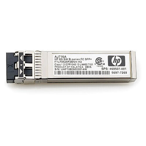 HP Hewlett Packard Enterprise 8Gb Short Wave B-Series SFP+ module émetteur-récepteur de réseau 8000 Mbit/s SFP+