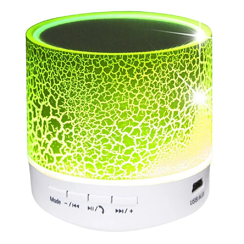 Yonis Mini Enceinte Bluetooth Portable Avec Lumière LED Et Micro Intégré