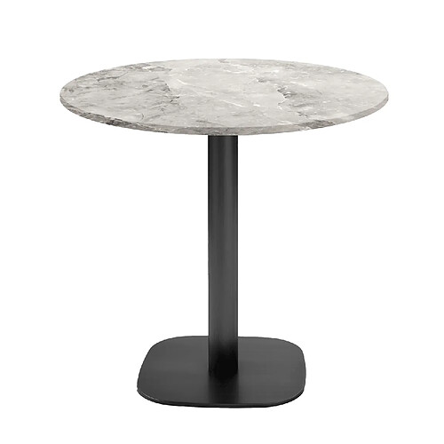 Restootab Table Ø70cm - modèle Round marbre de trevisse