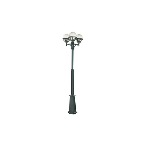 Boutica-Design Lampadaire exterieur Noir BOLOGNA 3x46W Max