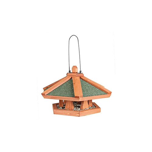 TRIXIE Natura Mangeoire Suspendue Pour Oiseaux O 42 X 24 Cm Naturel