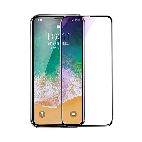 Protecteur écran en verre trempé pour Apple iPhone X