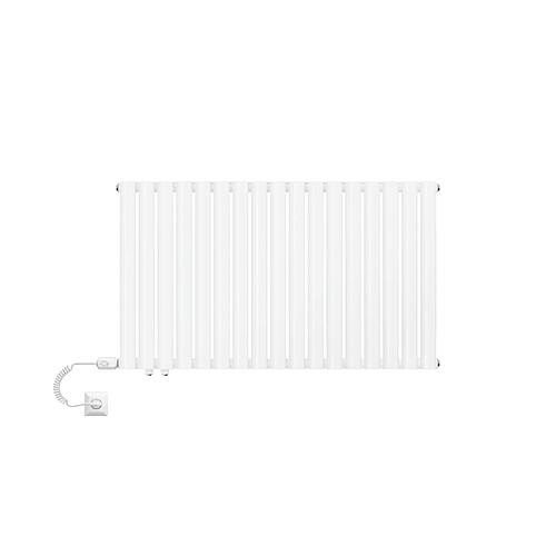 ML-Design Radiateur électrique blanc 1020x600 mm simple couche + elément chauffant 300W