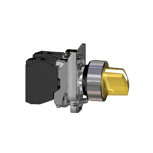 Schneider Electric bouton tournant lumineux - 3 positions - 24v - orange - schneider xb4bk135b5