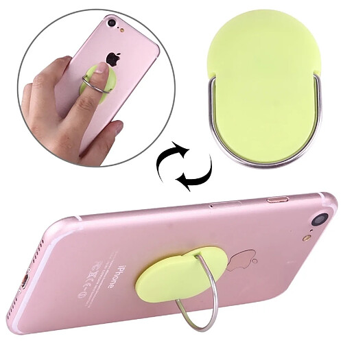 Wewoo Support Holder vert pour iPhone, Galaxy, Sony, Lenovo, HTC, et autres Smartphones ou Comprimés Universel 360 Degrés Porte-Anneau En Plastique Rotatif,