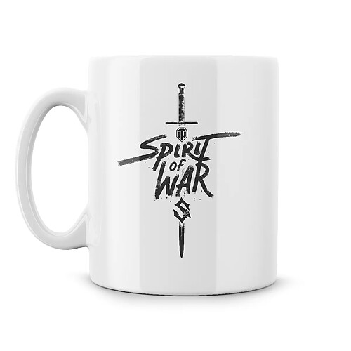 WP Merchandise World of Tanks x Sabaton - L'épée, Blanc (Edition Limitée)