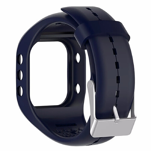 Wewoo Bracelet pour montre connectée en silicone Smart Watch POLAR A300 bleu