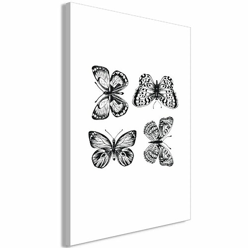 Paris Prix Tableau Imprimé Four Butterflies 40 x 60 cm