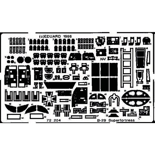 B-29 A Superfortress - 1:72e - Eduard Accessories