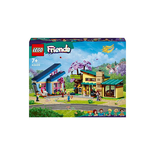 LEGO FRIENDS LEGO® Friends 42620 Les maisons familiales d'Olly et de Paisley