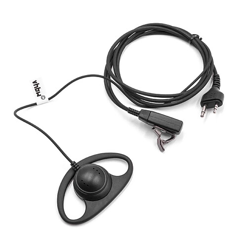 vhbw casque d'écoute compatible avec Midland GXT795, GXT799, GXT800, GXT850, GXT899, GXT950, GXT990, GXT991, LXT100, LXT101 radio talkie - walkie