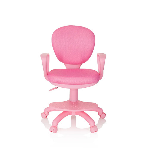 Chaise pour enfant / Siège de bureau pour enfant KID COLOUR Tissu Rose hjh OFFICE