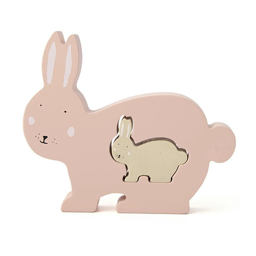 Trixie Baby Puzzle bebe en bois Lapin - Mr Rabbit