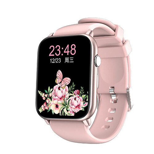 Yonis Montre Connectée IP67 Suivi Santé Couleur Rose