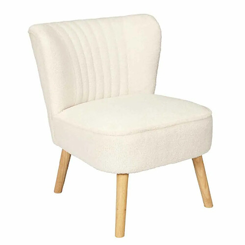 Paris Prix Fauteuil Scandinave Design Erika 72cm Blanc