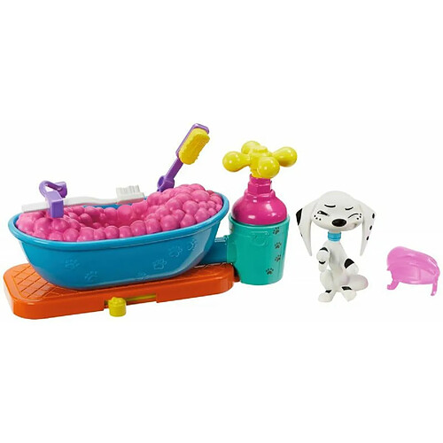 Disney 101 Rue des Dalmatiens, Coffret L'heure du Bain des Chiens, Jouet pour Enfant, Gbm47