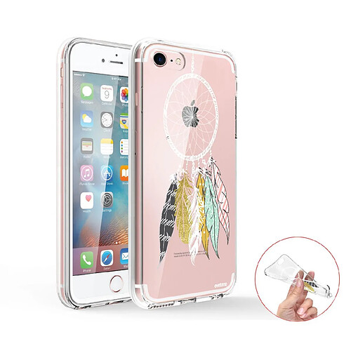 Coque iPhone 7/8/ iPhone SE 2020 360 intégrale transparente Attrape Rêves Scandinave Ecriture Tendance Design Evetane.