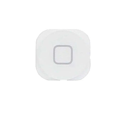 Visiodirect Bouton home central blanc de remplacement pour iPhone 5 sans la nappe