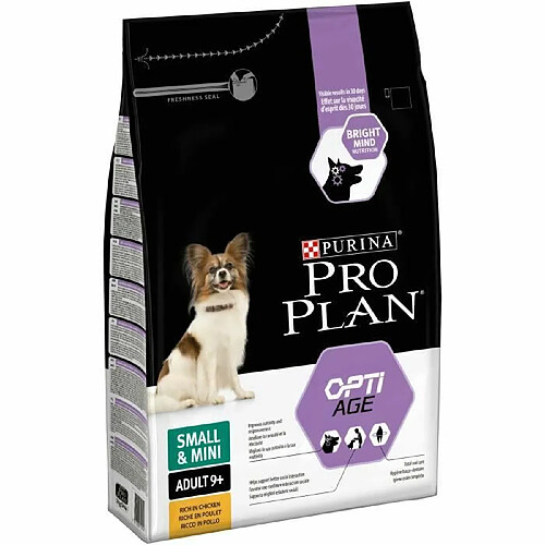 Proplan PRO PLAN 9+ Optiage - Croquettes au poulet - Pour chien adulte de petite taille - 3 kg