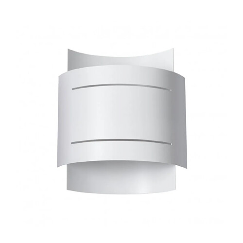 Luminaire Center Applique murale Hestia Up Acier blanc 1 ampoule 23cm