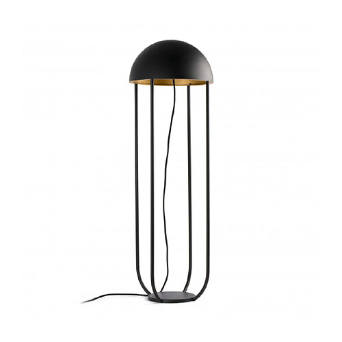 faro Lampadaire noir Jellyfish