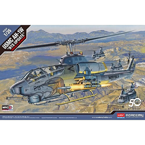 Academy Maquette Hélicoptère Usmc Ah-1w "nts Update"