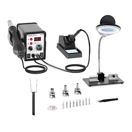 Helloshop26 Kit station de soudage - 60 watts - Écran LED + Accessoires 14_0006766