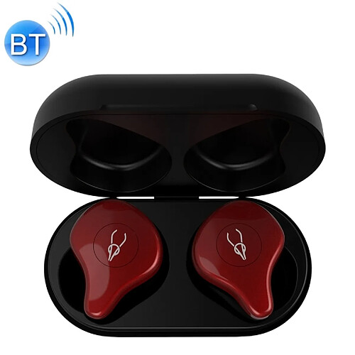 Wewoo Écouteur stéréo intra-auriculaire SABBAT X12PRO Mini Bluetooth 5.0 avec boîtier de chargement, pour iPad, iPhone, Galaxy, Huawei, Xiaomi, LG, HTC et autres téléphones intelligents (Rouge)