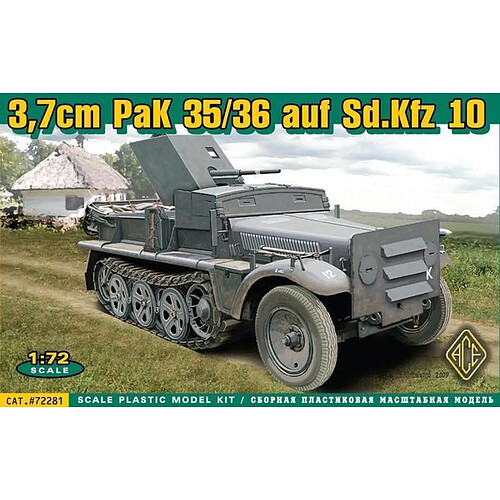 37 mm PaK 35/36 auf Sd.Kfz 10 - 1:72e - ACE