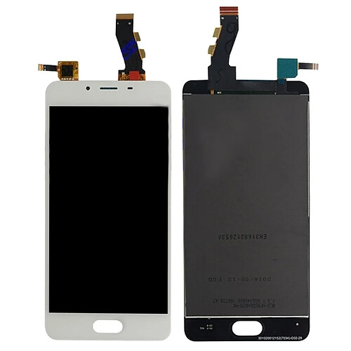 Wewoo Pièce détachée Meizu U10 LCD blanc écran + tactile Digitizer Assemblée