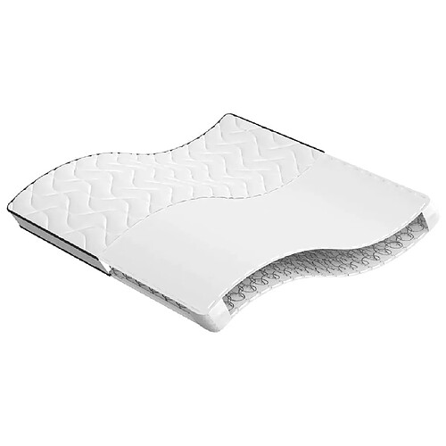 Maison Chic Matelas à ressorts bonnell moyen, Matelas doux pour chambre 200x200 cm -GKD26242